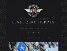 Tablet Screenshot of levelzeroheroes.com
